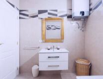 sink, bathroom, wall, indoor, plumbing fixture, design, tap, countertop, cabinetry, drawer, bathtub, interior, shower, bathroom accessory